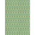 thumbnail image 1 of Ahgly Company Indoor Rectangle Patterned Green PAT1791X Area Rugs, 2' x 4', 1 of 6