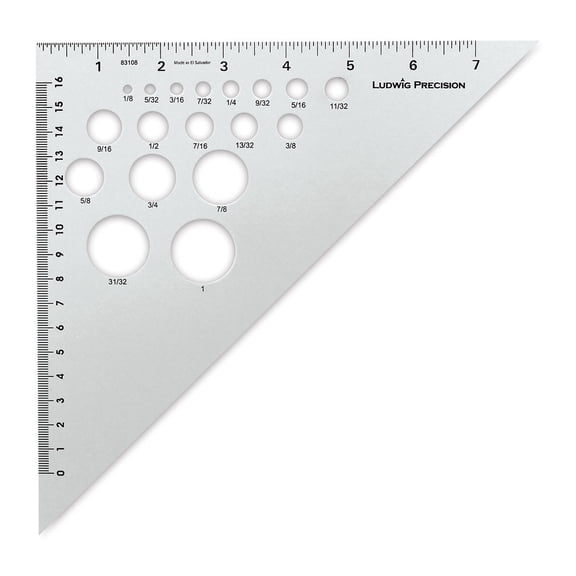Ludwig Precision Aluminum Triangle - 8", 45-90 Degree