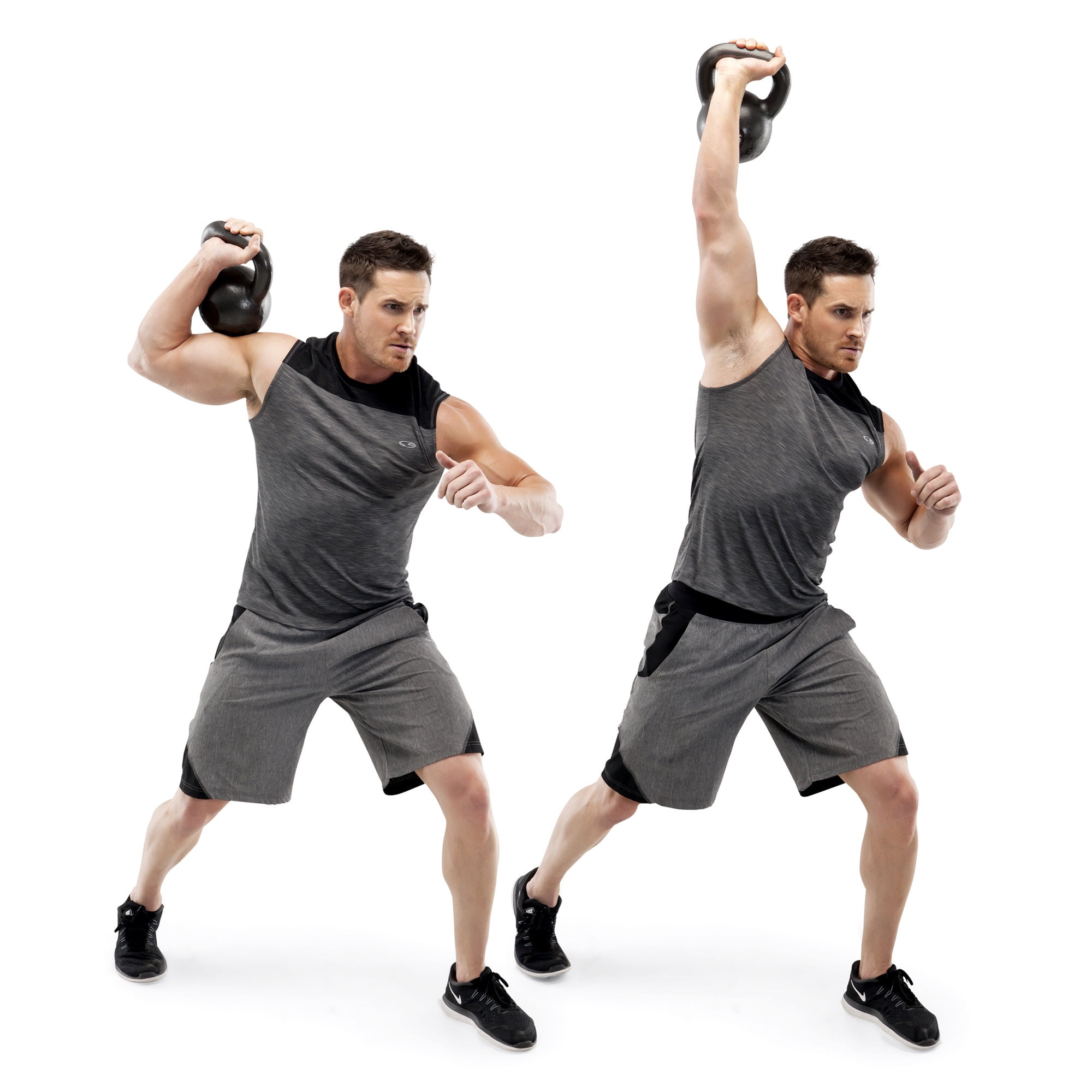 Bended Russian Kettlebell Swings