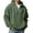 AB696 Army Green, variant on Bainana Mens Half Zip Hoodies Long Sleeve Fashion Hoody Solid Color Hooded Shirts Party Wear Fall Outfit Size L