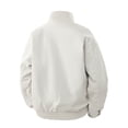 thumbnail image 2 of Jackets for Men Casual Loose Stand Collar Waterproof Jacket with Pockets Side Hand Hoodless Outwear Fashion Stylish Lightweight Windbreaker, 2 of 7