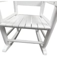 thumbnail image 6 of White Kids Rocking Chair, Indoor/Outdoor Hardwood Toddler Chair - 110 lbs Capacity, Easy Assembly (22.4"H x 18.9" Seat Height), 6 of 6