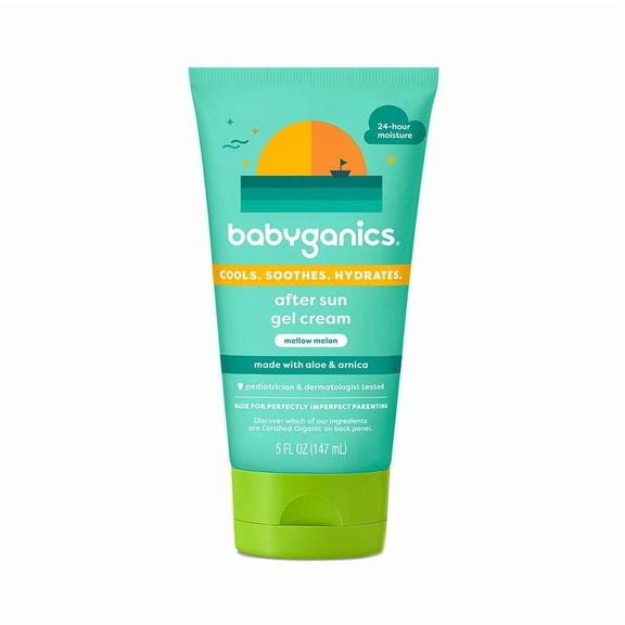 Babyganics Mellow Melon After Sun Gel Cream 5 fl. oz.