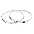 thumbnail image 3 of 1 Pair Snare Drum Hoop Hoop Instrument Ring Rim for Percussion Instrument 13 Inch 6 Hole, 3 of 8