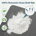 thumbnail image 6 of LIZEVINC Non-Slip Diatomaceous Earth Stone Bath Mat – Super Absorbent Quick Dry Diatomite Shower Mat for Bathroom Floor, Fast Drying Bathroom Mat, 23.6" x 15.4", Deep Gray, 6 of 12