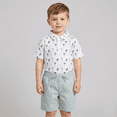 thumbnail image 6 of Ben Sherman Clothes Boys’ 2-Piece Tech Polo Short Outfit Set – Includes Short Sleeve Polo Shirt & Shorts, Comfortable Everyday Clothing for Baby, Toddler, Little & Big Boys Sizes (12M-14), 6 of 9