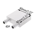 thumbnail image 1 of 40x120mm Primary Aluminum Water Cooling Block Heat Sink System For PC Laptop CPU 40 (40x40mm), 1 of 6
