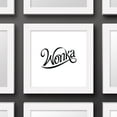 thumbnail image 5 of Gallery Pops Wonka Movie - Logo Wall Art, White Framed Version, 12" x 12", 5 of 5