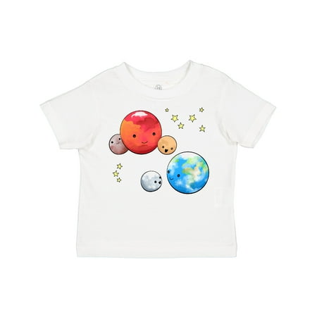 

Inktastic Planetary Playdate Cute Earth Mars and Moons Gift Toddler Boy or Toddler Girl T-Shirt