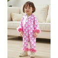 thumbnail image 5 of BemeyourBBs Baby Girls Halloween Pajamas Pumpkin/Ghost Print Button up Jumpsuit, 5 of 9