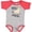 Baseball Heather and Red, variant on Inktastic Nonna's You Say Alpaca My Bags Boys or Girls Baby Bodysuit