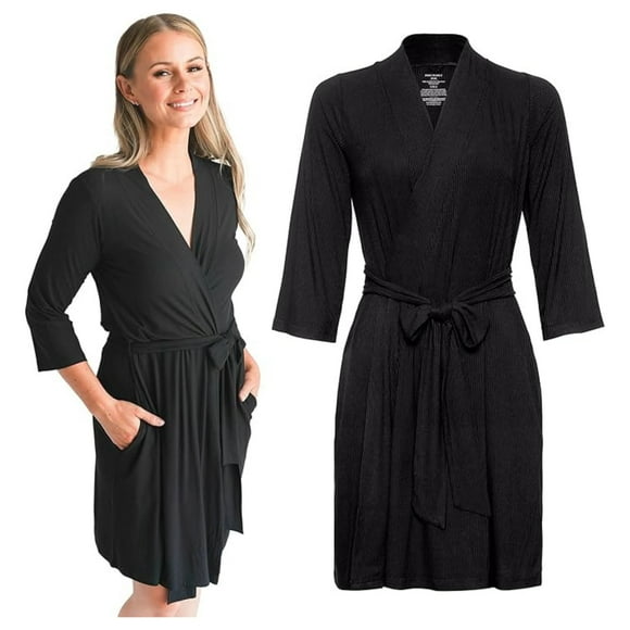 Bata de maternidad Posh Peanut Mommy para parto negra