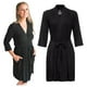 thumbnail image 1 of Bata de maternidad Posh Peanut Mommy para parto negra, 1 of 7