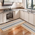 thumbnail image 3 of Kitchen Rugs Sets Of 2,Orange and Black Christmas Pattern Anti Fatigue Kitchen Mat Rugs Non Slip Washable,Decorative Kitchen Floor Mats for Kitchen,Sink,Laundry,17"X47", 3 of 5