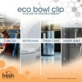 thumbnail image 6 of Fresh Products Eco Bowl Clip, Air Freshener, Toilet Freshener, Trash Freshener, Chemical-Free, Natural Oils - Fabulous, Made In USA, 12pk, 6 of 6