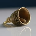 thumbnail image 4 of 2pcs Brass Bell Pendant Retro Style DIY Bell Hanging Ornaments for Key Chain Bag, 4 of 7