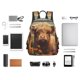 thumbnail image 4 of Balery Cute Floral Cow Mochila Ligera para Hombres y Mujeres – Resistente y Impermeable, Ideal para la Escuela, el Trabajo, los Viajes y el Uso Diario, 4 of 7