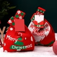 thumbnail image 4 of Dserfhy Christmas Gift Bag Knitted Xmas Tree Handbag Christmas Eve Party Favor Bag Reusable Gift Pouch for Festive Gift Packaging, 4 of 8