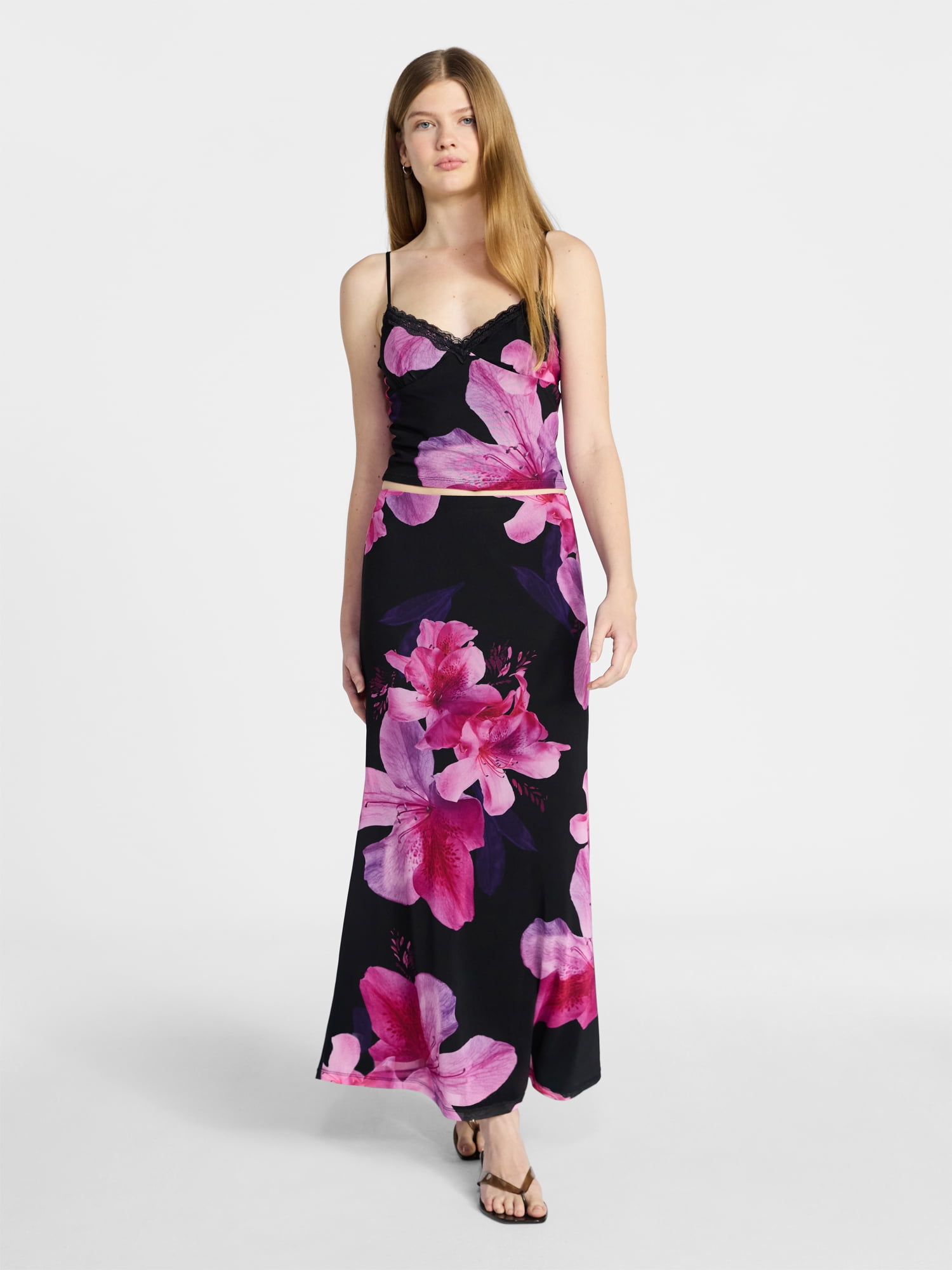 No Boundaries Mesh Maxi Skirt, Women's XXS-XXL