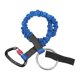 thumbnail image 1 of Cuerda de con mosquetón elástica resistente al desgaste, cuerda de rapel resistente, cuerdas de tracción para montañismo, ayuda para escalada azul, 1 of 9