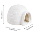 thumbnail image 5 of Resin Small Animal Hideout for Hamster Hedgehog Gerbil, Miniature Dome Shelter Ornament for Pet Cage, Desktop Decor and Small Animal Accessories, White, 5 of 9