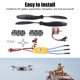 thumbnail image 3 of Motor Sin Escobillas, Kit De Motor Sin Escobillas Fácil De Instalar A2212 10T 30A 1400KV Controlador De Velocidad Eléctrico Para 550 RC Quadcopter Para Helicóptero De 4 6 Ejes, 3 of 7