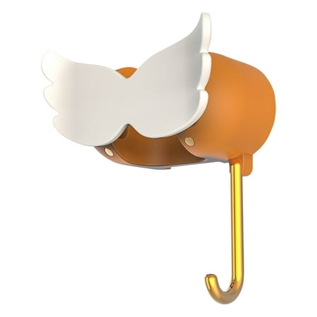 

Mop Holder Butterfly-shaped Wall-mounted Mop Clip with Hook Rod-shaped Small Object Storage Clip