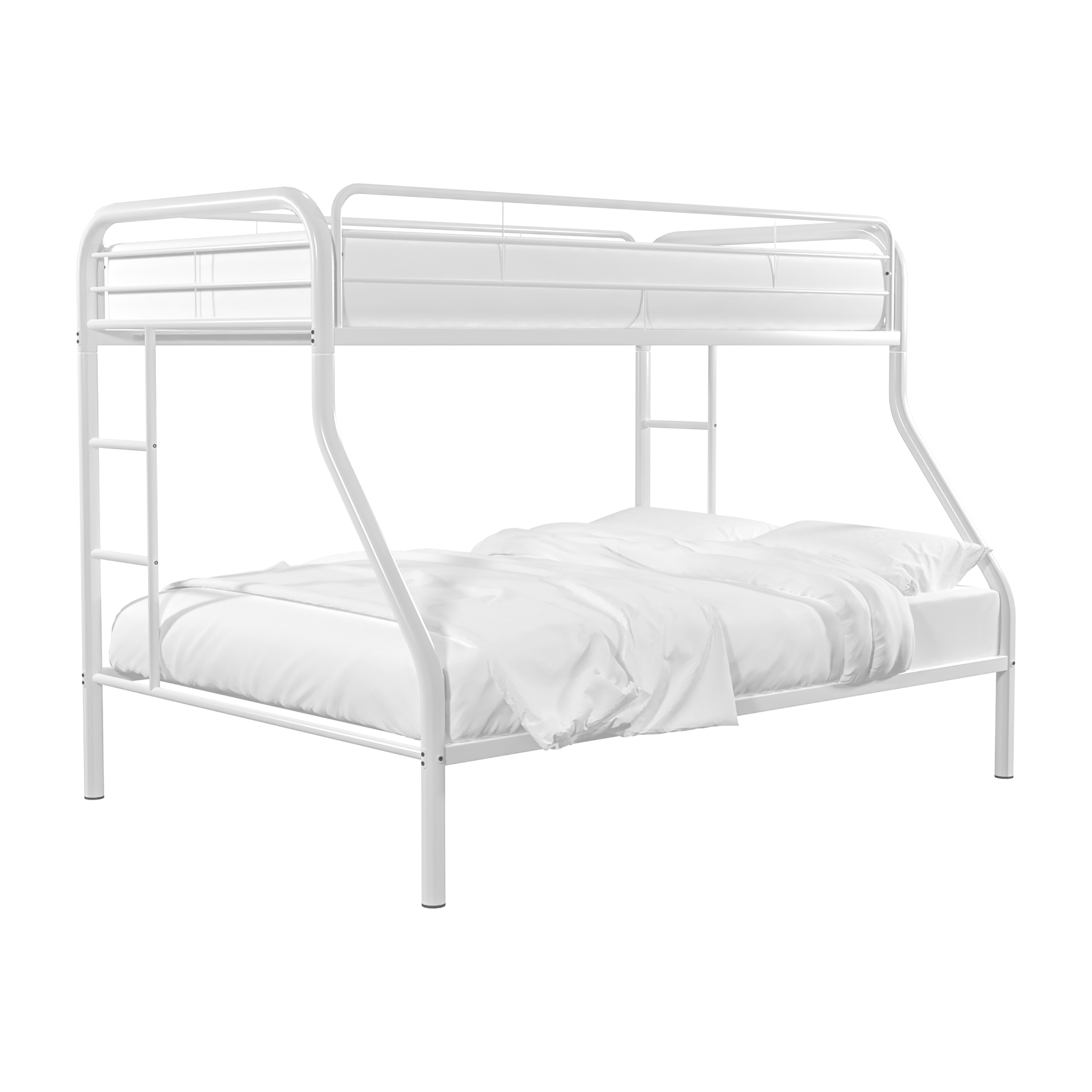 Furniture of America Ollie Contemporary Twin over Full Bunk Bed, White