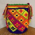thumbnail image 4 of Sacs à Main Colombiens, Mochila Wayuu, Sac Seau Fait Main en Coton Colombien 100 %, 4 of 6