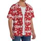 thumbnail image 2 of Fotbe Popcorn2 Camisa Estampada de Manga Corta para Hombre, Casual de Verano, Estilo Playero, Sin Arrugas-Small, 2 of 5