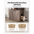 thumbnail image 4 of Hidden Litter BoxFurniture with Storage,23.6"Modern Cat Washroom Enclosure,Waterproof Side Table for Living Room, 4 of 6