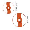 thumbnail image 3 of New Gasoline Grass Trimmer Protector Disk Weed Guard for Brush Cutter & Lawn Mower Plant Protection for Garden, Landscaping, and Lawn Care , Easy to Install, 3 of 8