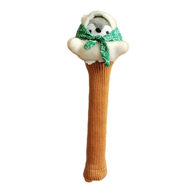 Funda protectora con mango de raqueta de bádminton, cubierta protectora con mango de bádminton y tenis de animales de dibujos animados para exteriores pingüino bebé