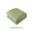 thumbnail image 3 of SLYNSHome Fleece Throw Blanket for Couch Sofa Bed Queen Size Lightweight Breathable Throws Green Plush Fluffy Decorative Blankets for All Season, 3 of 7