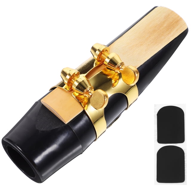 MasteelfCA Alto Sax Saxophone Mouthpiece with Ligature Reed Teeth Cushion Accessory
