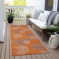 thumbnail image 6 of Addison Rugs Chantille Indoor/Outdoor Transitional Circles Orange Washable Runner Rug, 2'3" x 7'6", 6 of 6