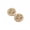 Matte Golden, variant on 5 PCS Round Alloy Metal Buttons,Knotted Rope Hollow Pattern, for Clothes Women Coat Sweater Sewing Accessories