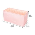 thumbnail image 2 of unbranded Organizador De Ropa Para Cajones Rosa Plegable Caja Para Guardar Y Ropa Interior, 2 of 7
