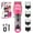 Hair Clipper Pink, variant on DSP Cordless Barber Clippers for Men - Quiet, Long-Lasting Battery, Stainless Blades, Ideal for Fades & Haircuts, Includes Accessories (Pink Clipper)