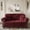 Burgundy, variant on Tmsan 41" Velvet Chesterfield Sofa,Mid-Century Chair with Rolled Arms & Nailhead Trim, Modern Upholstered Button Tufted Couch with High Resilience Cushion & Pillow for Living Room, Brown