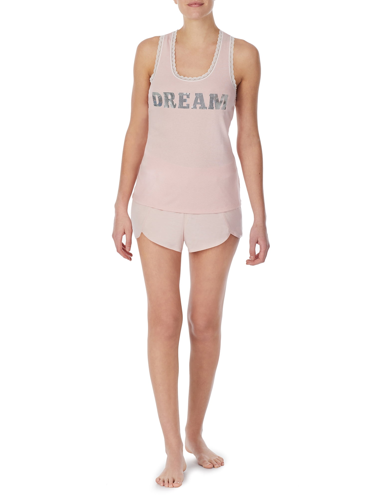 Secret Treasures Women's and Women's Plus Bridal Tank Top and Boxer Sleep Set