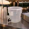 thumbnail image 4 of twisto Distributeur de Boissons avec Robinet Usage Commercial Baril à Boissons avec Robinet Service Automatique Buffet Contenant à Boissons pour Traiteurs, 4 of 10
