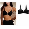 thumbnail image 5 of Bixock Balconette Bras for Women,Women's Bras Solid Color Thin Wireless Push up Breathable Seamless Everyday Bras, 5 of 6