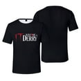 thumbnail image 2 of Tv Drama Welcome To Derry Logo T-shirt Crewneck Short Sleeve Black Tee Women Men Streetwear Tops, 2 of 3