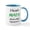 White/Blue Inside, variant on CafePress - Teach Math Mug Mugs - 11 oz Ceramic Mug - Novelty Coffee Tea Cup