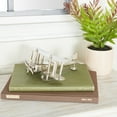 thumbnail image 3 of DecMode Aluminum Plane Modern Sculpture Silver, 3 of 10