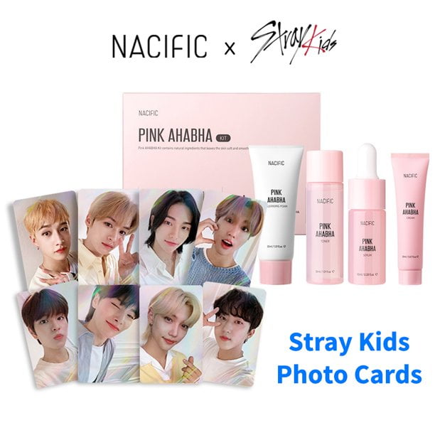Nacific PINK AHABHA Skincare Set[Stray Kids Hanok Photo Card (Random)] –  Coréelle