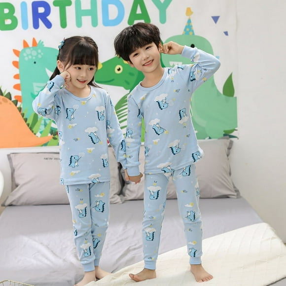 Conjunto de ropa interior de tamaño pequeño y mediano para niños, mujeres y hombres, otoño, primavera y otoño, ropa de hogar fina