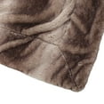 thumbnail image 4 of Grason Oak Brown Stripes Faux Fur Throw Blanket, 4 of 7