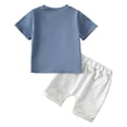 thumbnail image 6 of GXWEA Baby Boy Outfits 3T Boys Clothes Toddler Boy Clothes Summer Outfits Kids Short Sleeve T-Shirt And Shorts, 6 of 7